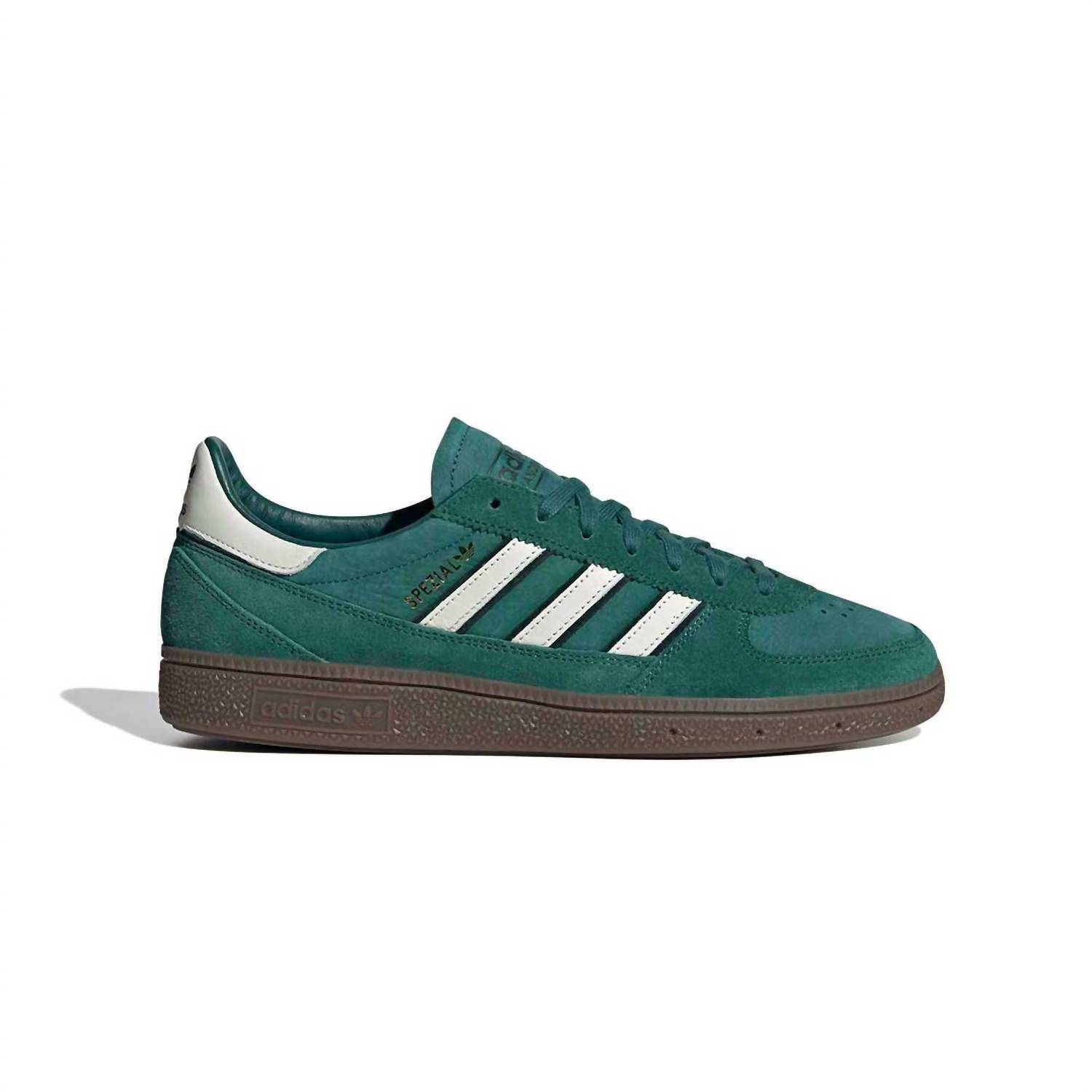 New Adidas Men’s Handball Spezial Sneaker In Collegiate Green/Cloud White